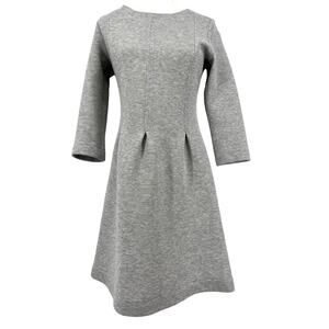 Hubert‎ Gasser Gray Knee length fit flare 3/4 sleeve dress EU40 (Fits US 8)